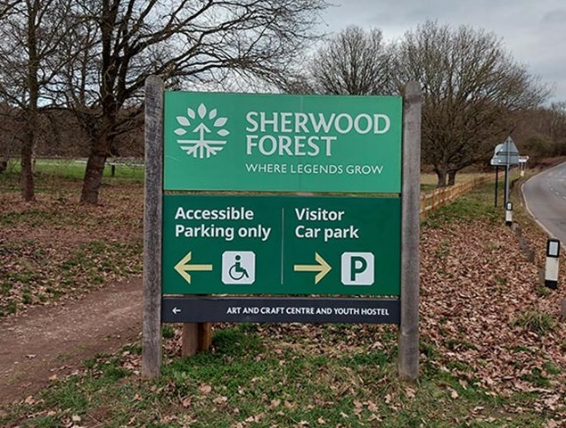 Sherwood Forest Post & Panel