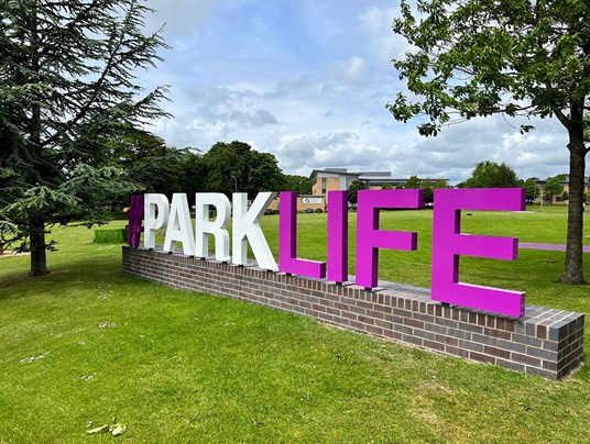 Parklife Built Up Letters