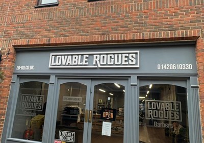 Loveable Rogues Fascia Sign