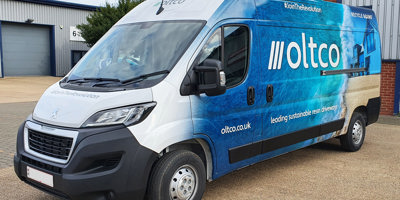 Peugeot Boxer sides wrapped for Oltco Peterborough