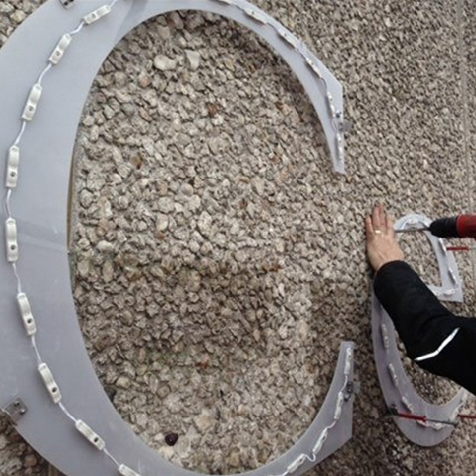 204 957 Centre City Led Fittings Being Installed Before The Individually Cut Letters Are Added