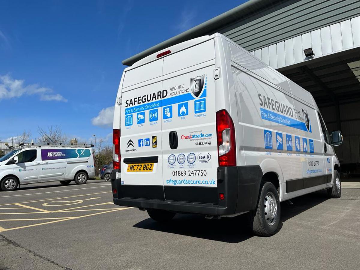 Turnkey signage solution for Safeguard Secure Solutions