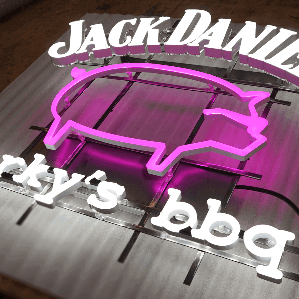 Faux Neon Sign