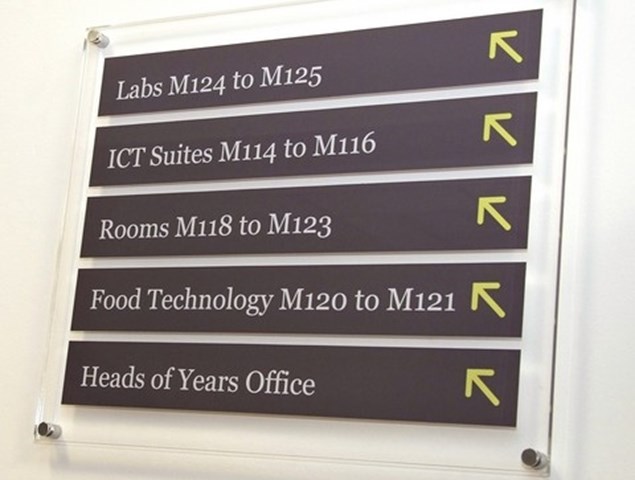 Wymondham High Education & Schools Interior Signs Reception & Directory Signs