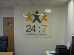 Recruitment Services Acrylic Panel Slough