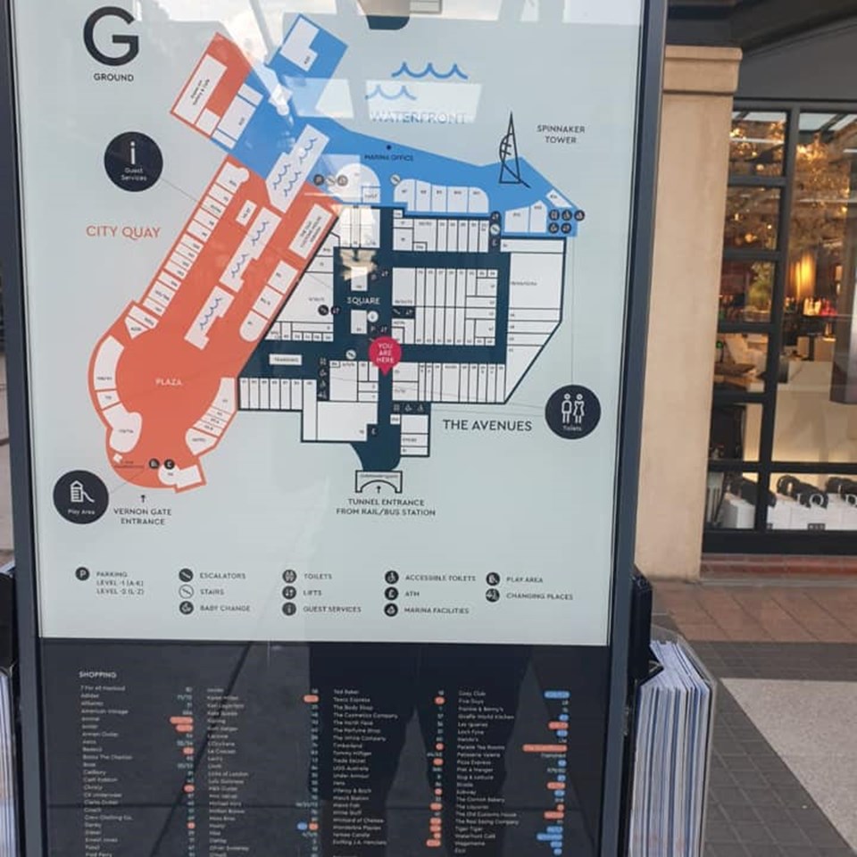 Shopping Centre Directional Totem