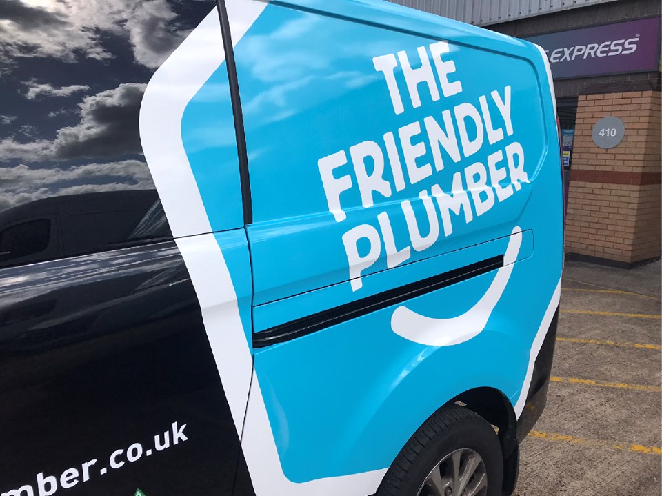 Partial Wrap For The Friendly Plumber By Signs Express Slough