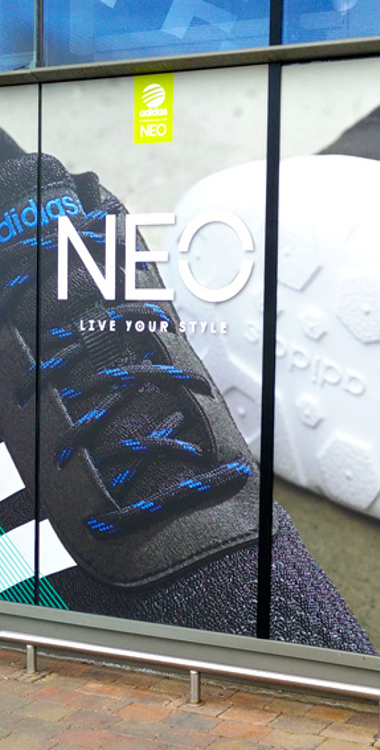 Full colour window graphics