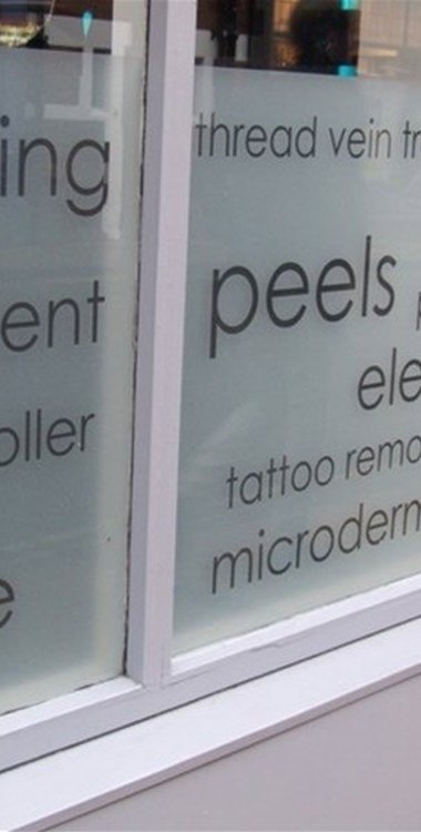 Etched Window Graphics Etched Window Graphics & Frosted Window Film - Signs Express